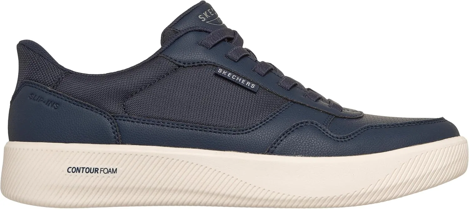 Мужские удобные кроссовки Skechers Arch Fit Court Break, Navy — фото 4