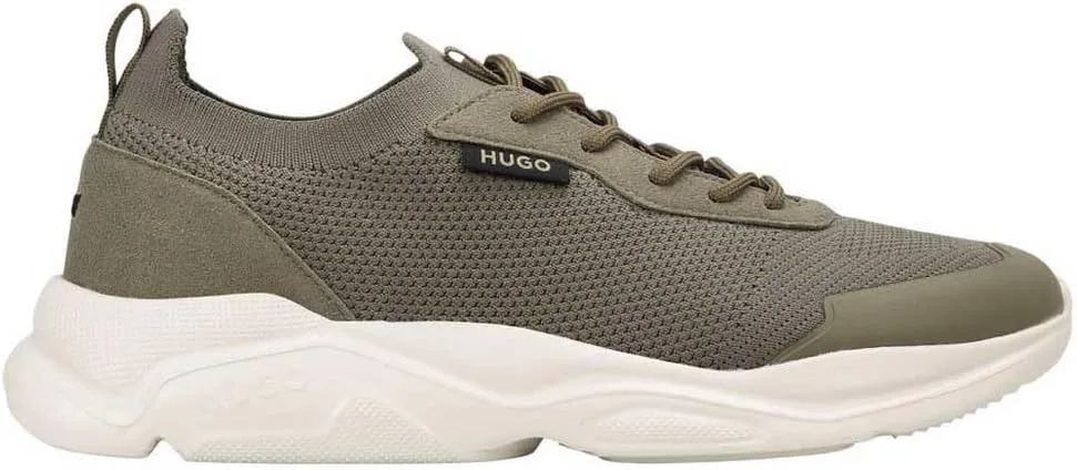 Мужские кроссовки HUGO Leon_Runn_mfkn 10267019 01, зеленый