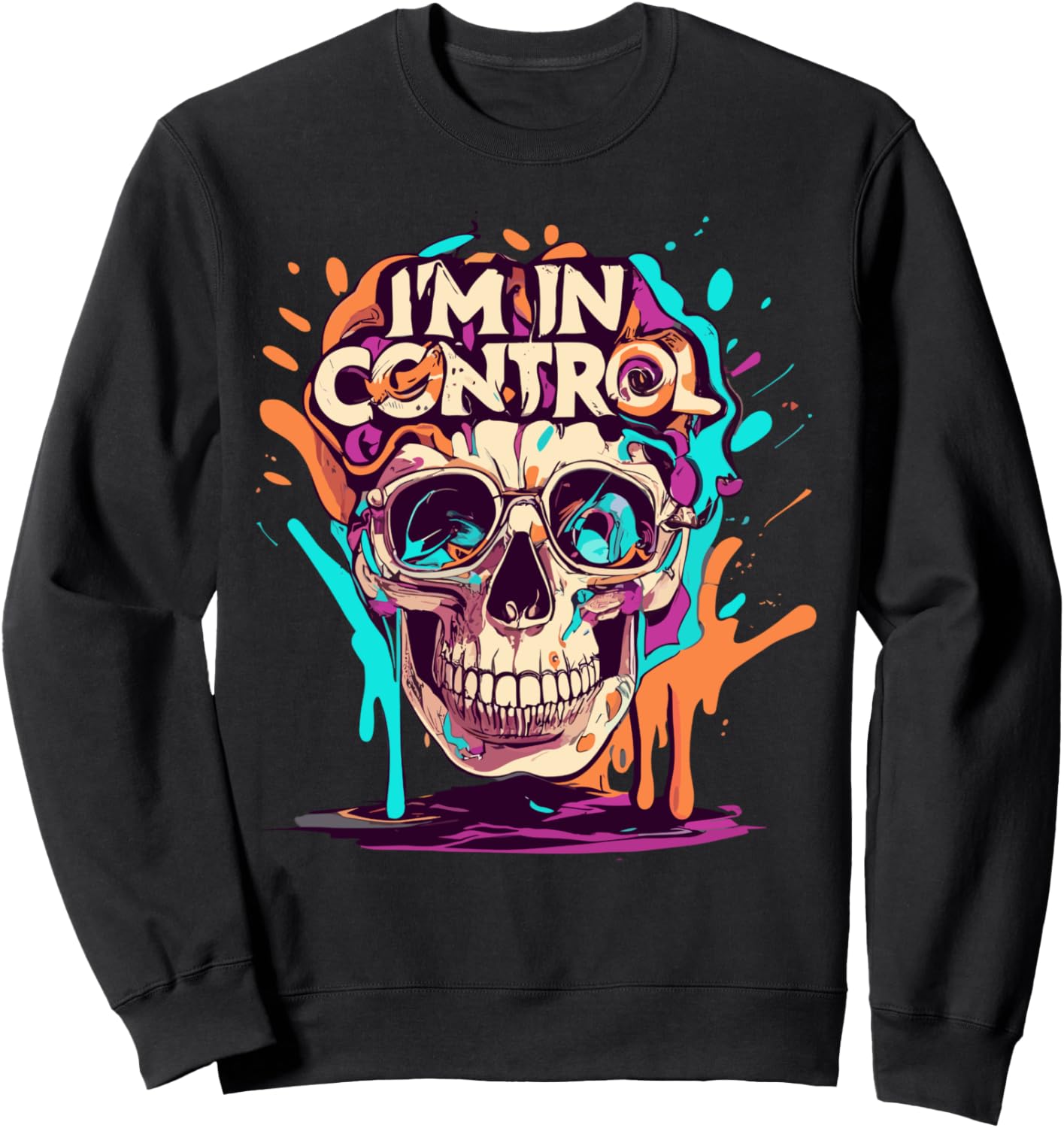 

Подарок для геймера: толстовка с рисунком черепа Video Game Controller Control All The Things, черный