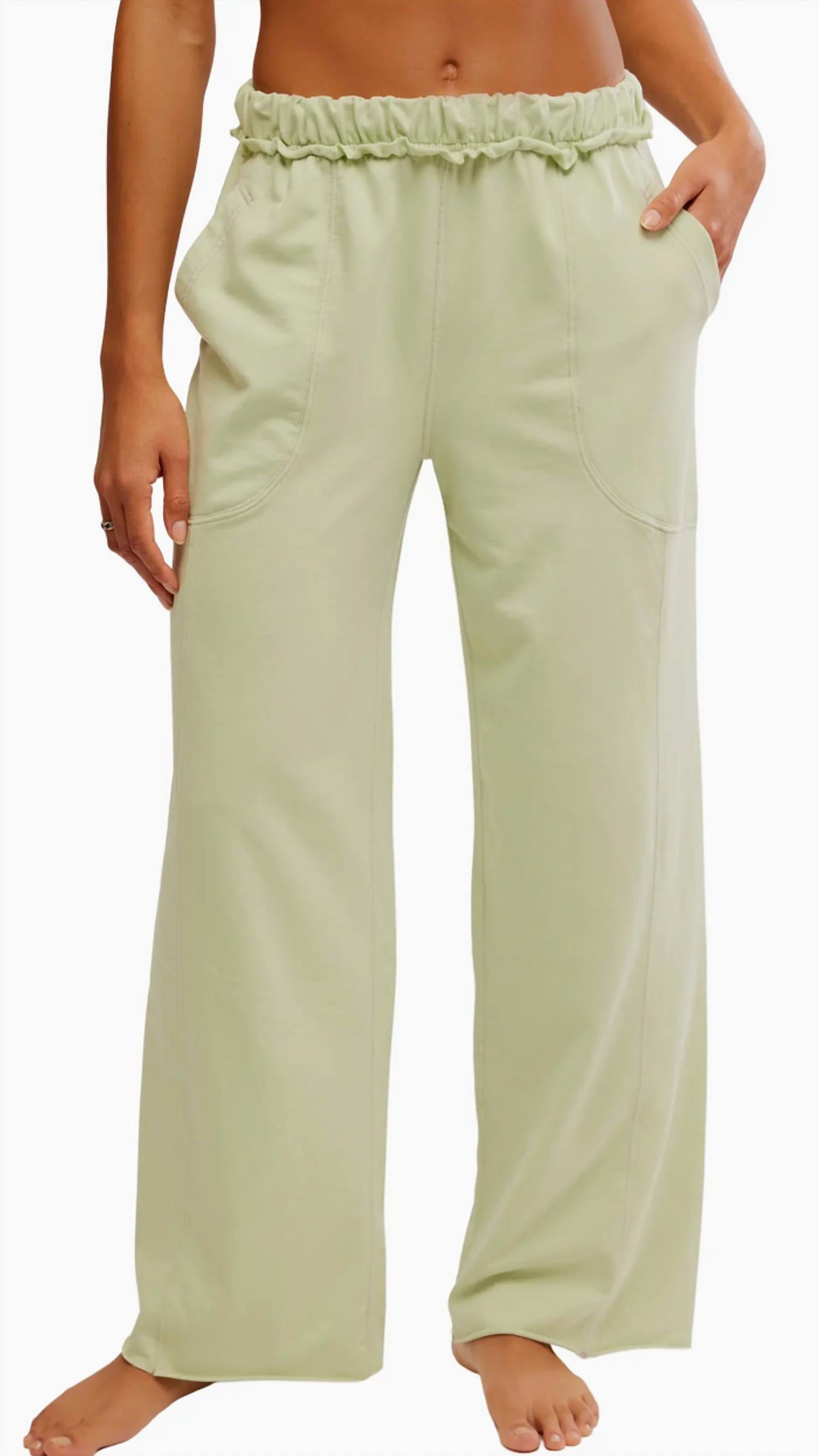 

Не жди меня Брюки для отдыха в цвете селадон Free People, зеленый