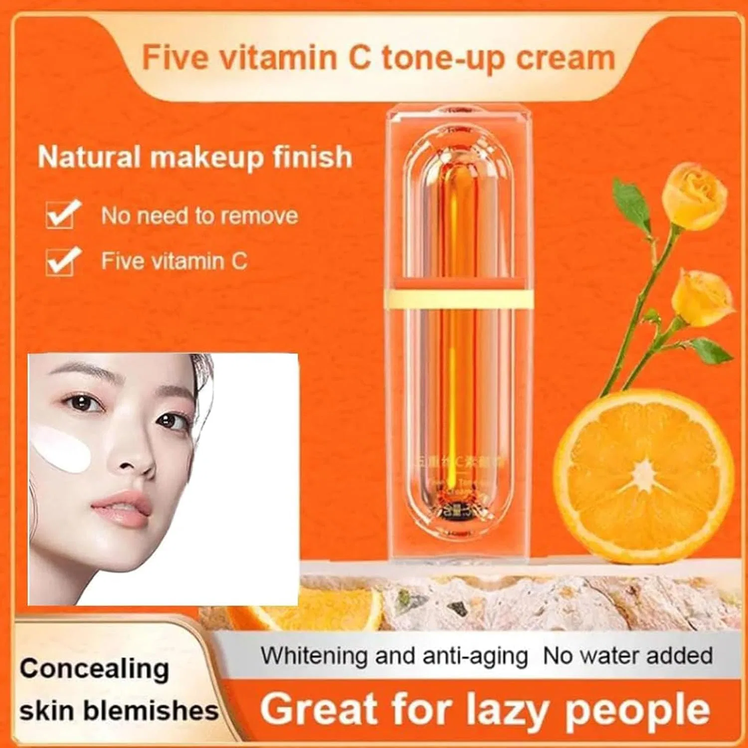 Тональный крем «Multi-Vitamin C Natural Make-Up Cream» от Swarous Generisch, 1Pcs — фото 2
