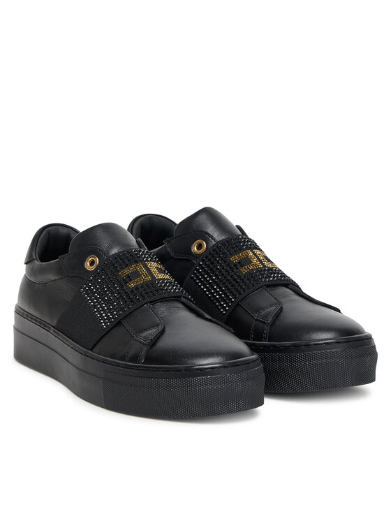 Кроссовки Low Cut Velcro F4A9-E0355-1251 D Elisabetta Franchi, чёрный — фото 2