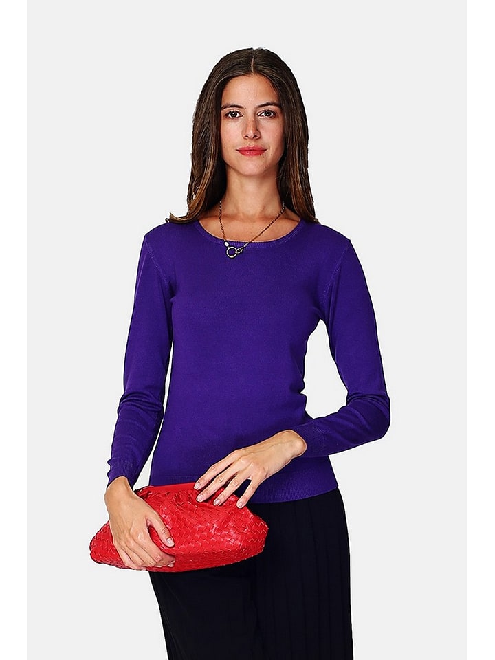 

Пуловер William de Faye Pullover, фиолетовый
