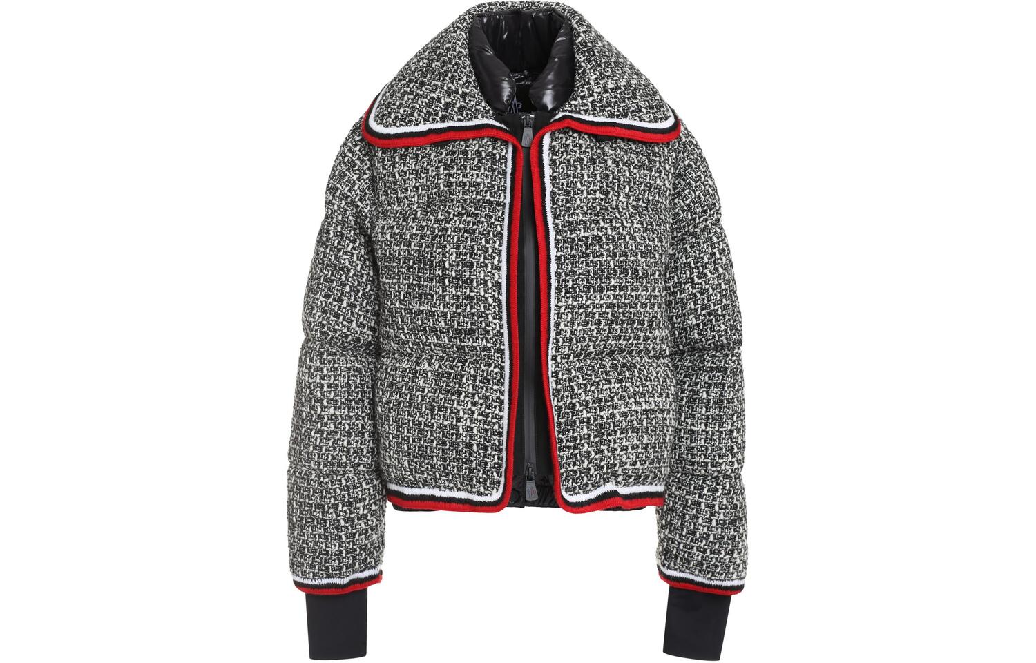 

Moncler Grenoble Серая женская пуховая куртка, Gray