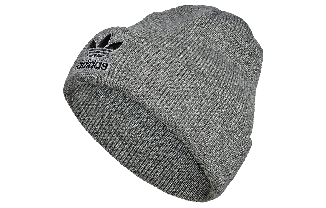 

Шапка-бини из полиэстера унисекс серые Adidas