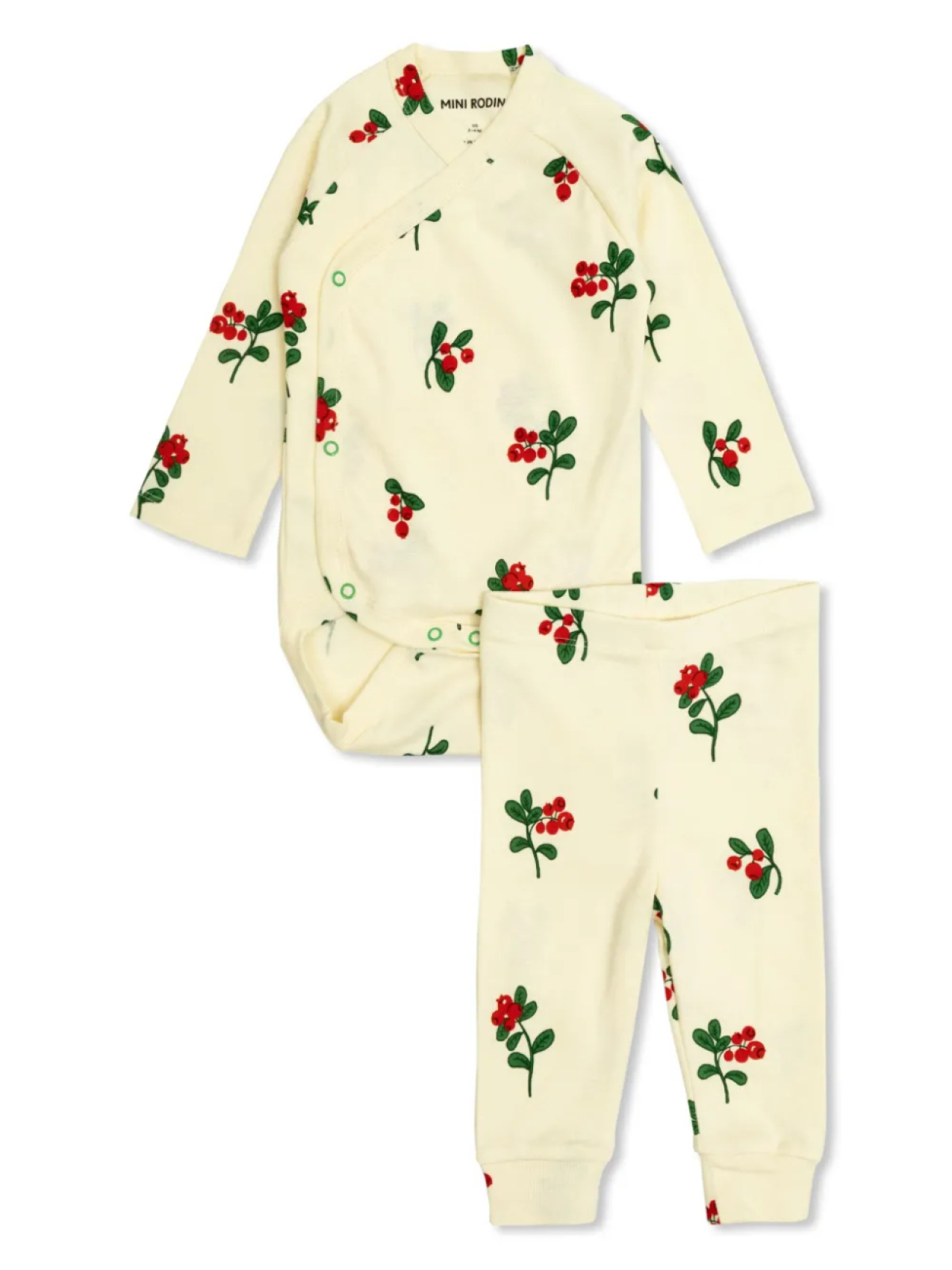 

Комплект брюк Mini Rodini Lingonberries, нейтральный