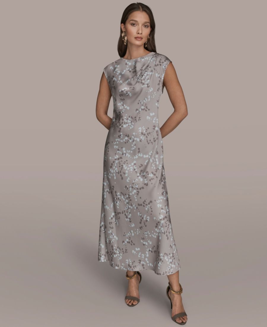 

Женское платье-футляр без рукавов Donna Karan New York, Driftwood Combo