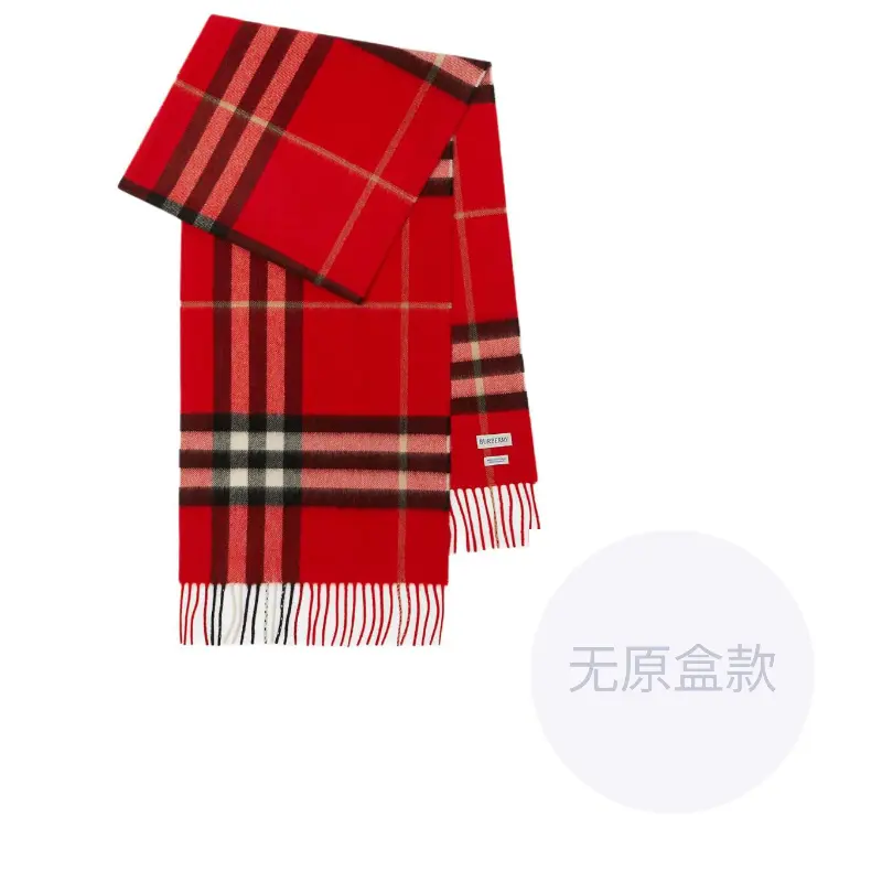 

Burberry Проверь принт кашемировый шарф, Red