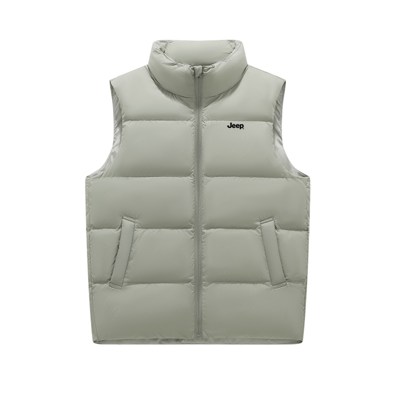 

Жилет Unisex Stand Collar утепленный с флисовой подкладкой Others Jeep, pea зеленый