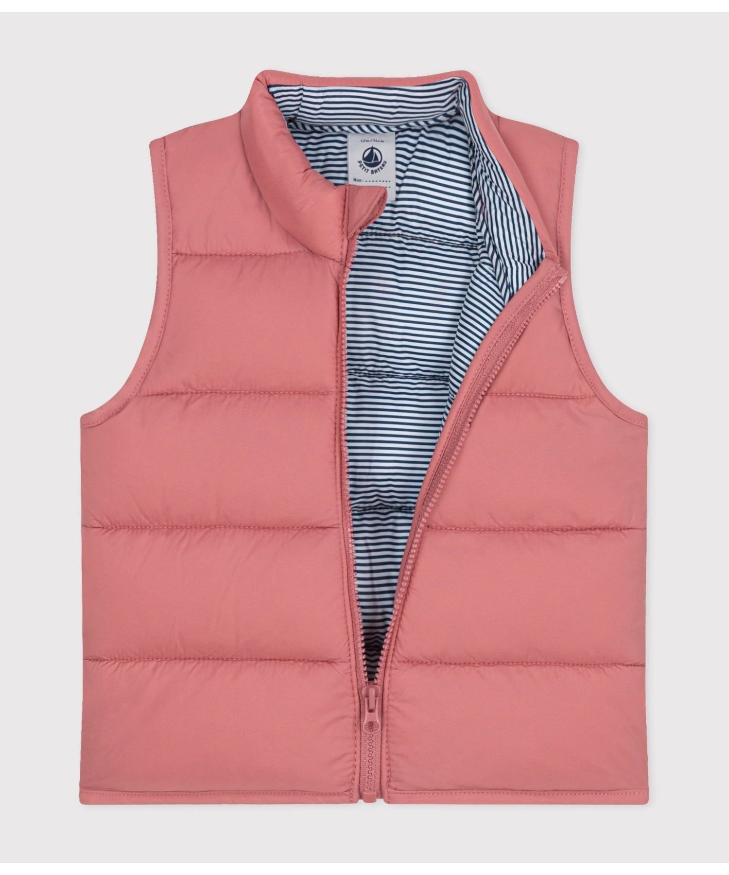 Стеганый жилет Petit Bateau, pink — фото 2