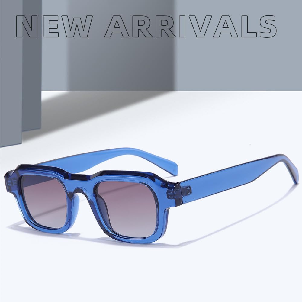 

Модные солнцезащитные очки для женщин, роскошные, прозрачные, в стиле ретро, ​​для мужчин, трендовые солнцезащитные очки с защитой от УФ-излучения UV400 TVTBBVV, Green