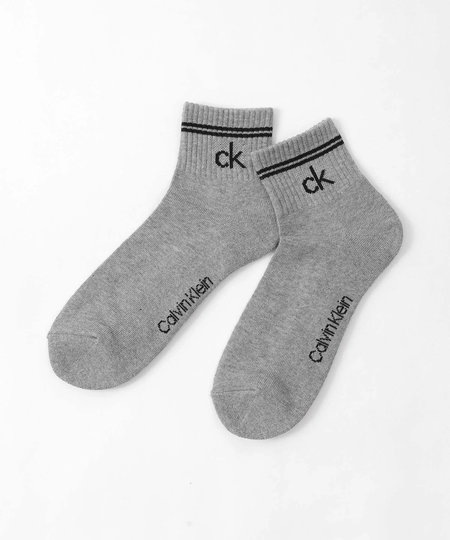[Комплект из 3 пар] Антибактериальные, влагоотводящие, махровые носки Calvin Klein для мужчин и женщин, артикул 92572503 — фото 3