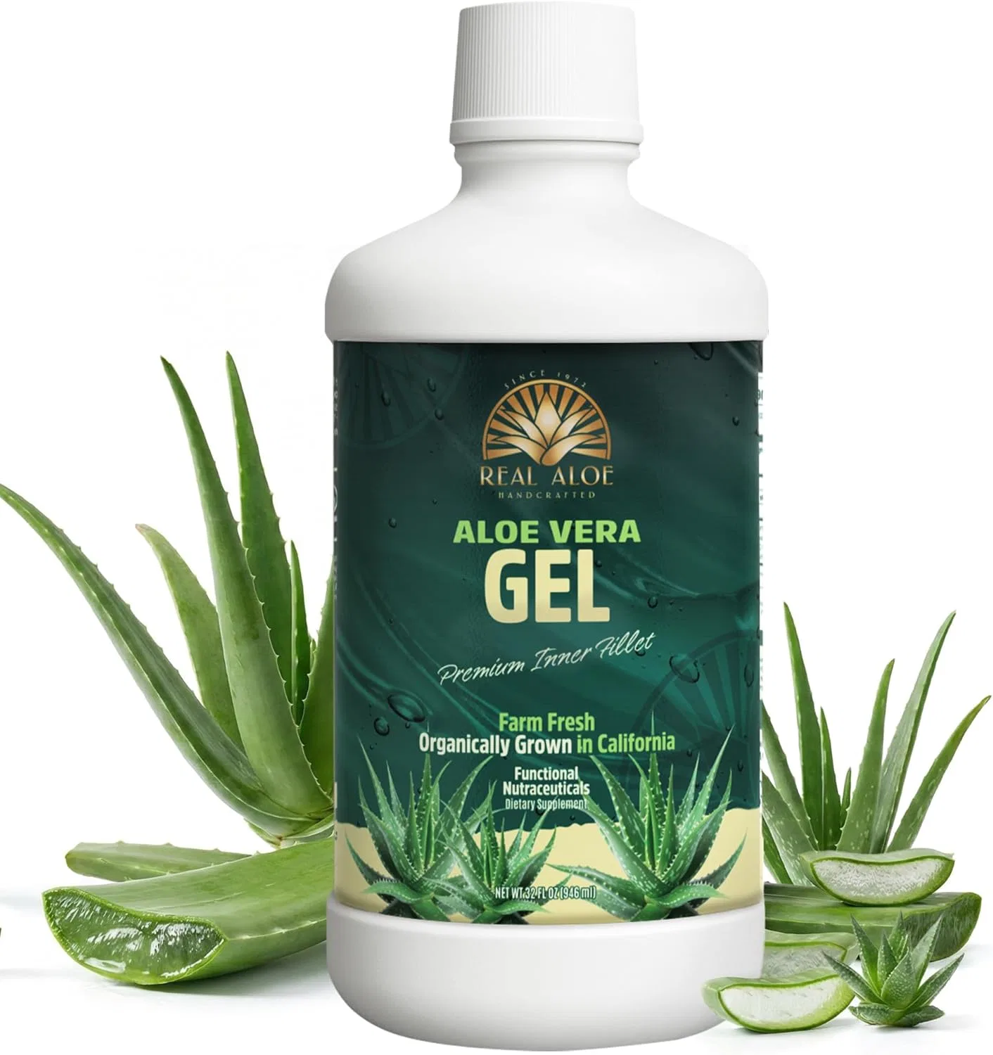 Гель Алоэ Вера Real Aloe, 32 унции