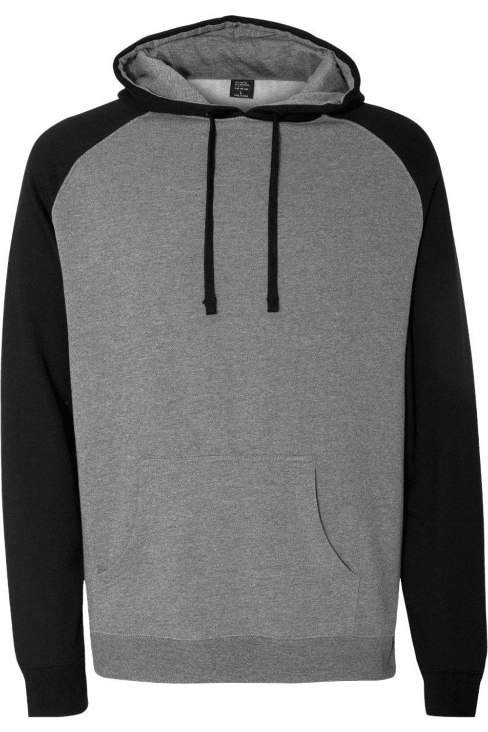 

Толстовка с капюшоном реглан от Independent Trading Co Independent Trading Co., цвет gunmetal heather/ black