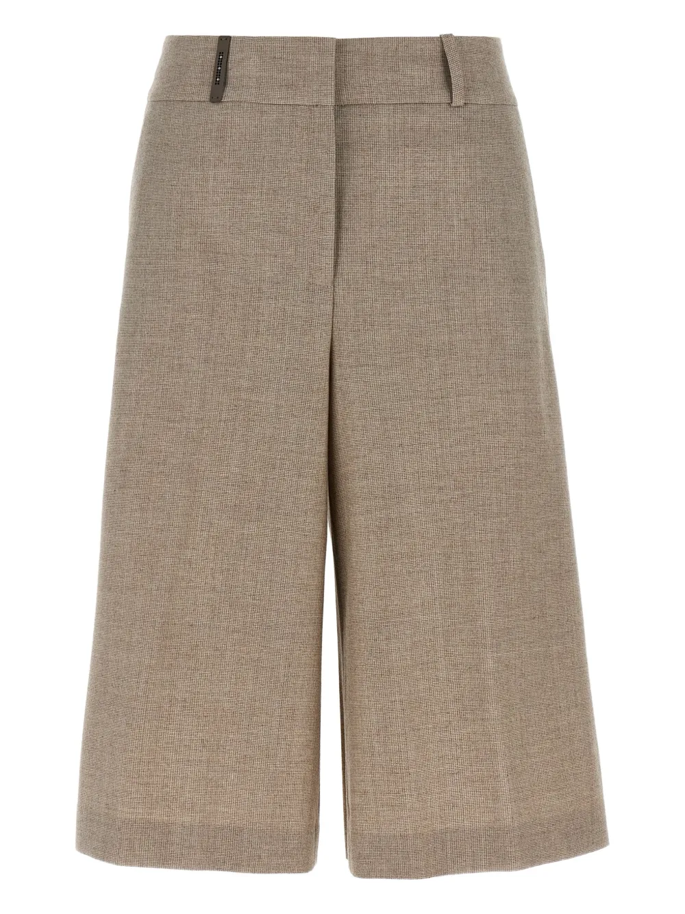 

Шорты в клетку Peserico, нейтральный