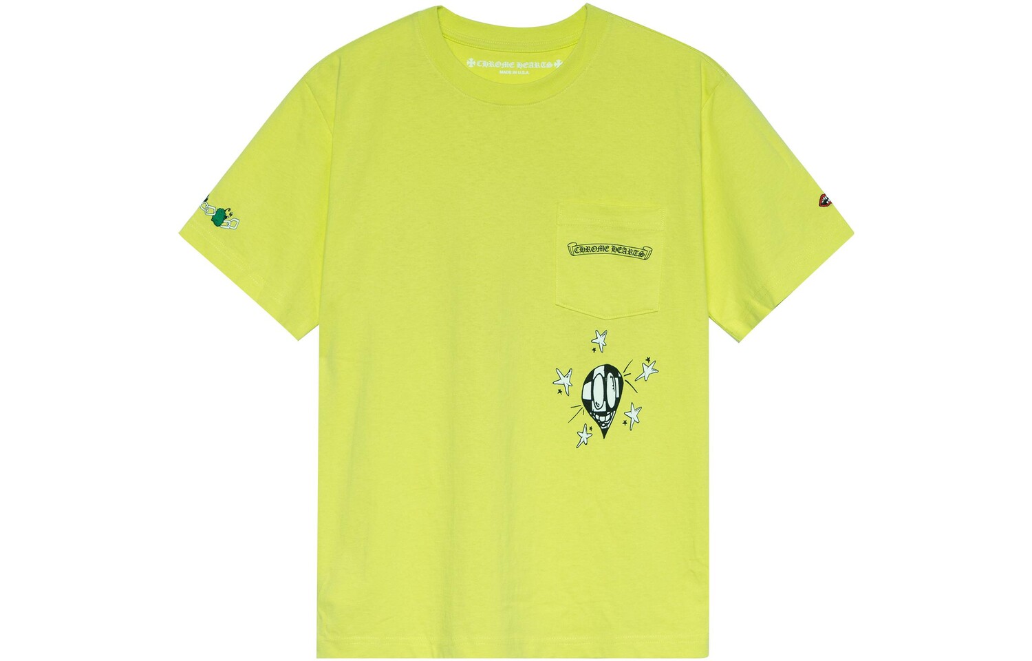 Футболка унисекс зеленая Chrome Hearts, зеленый — фото 2