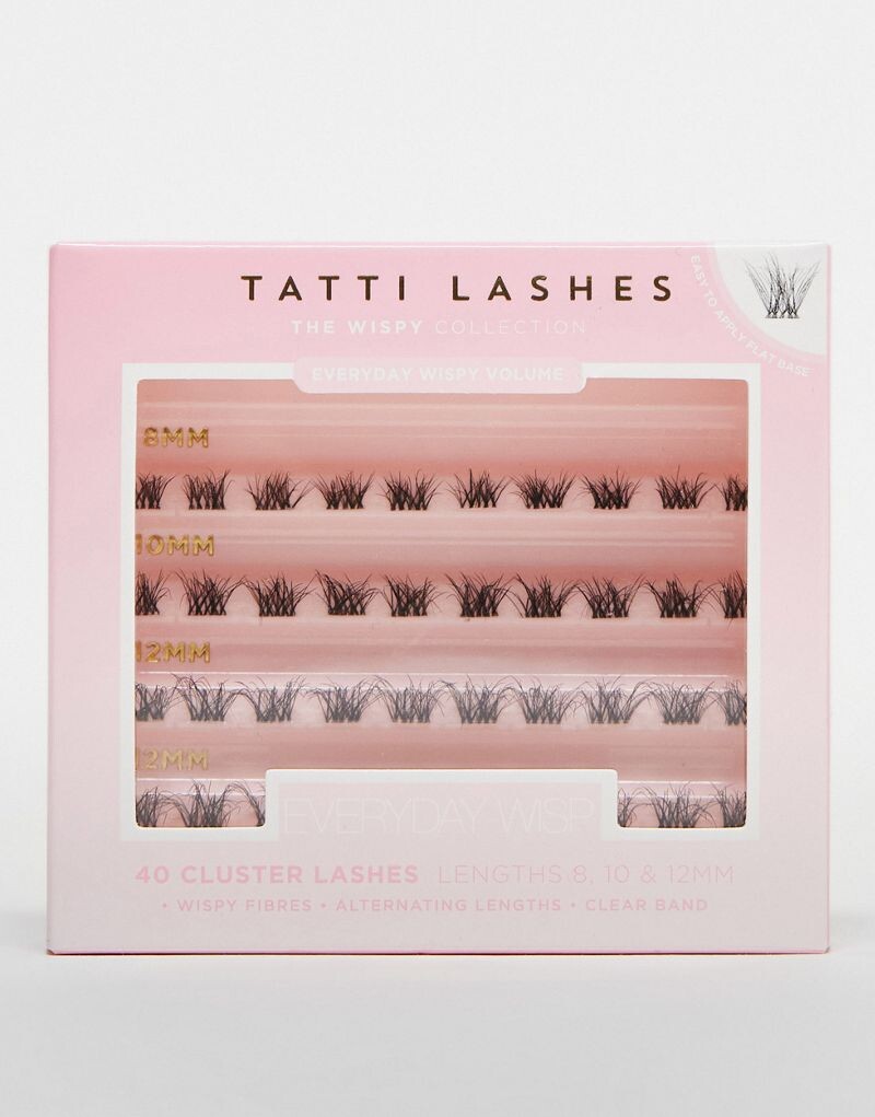 

Tatti – Накладные ресницы пучками – Everyday Wispy Tatti Lashes, Czarny