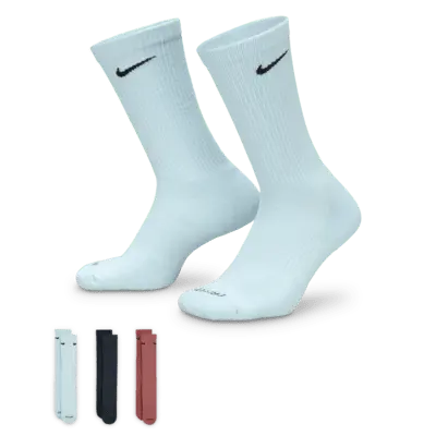 

Носки Nike Everyday Plus Cushioned Training Crew (3 шт), разноцветный