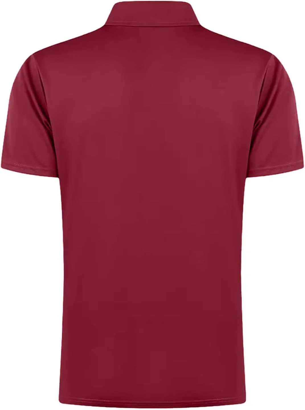 Мужская поло с молнией короткий рукав slim fit — фото 4