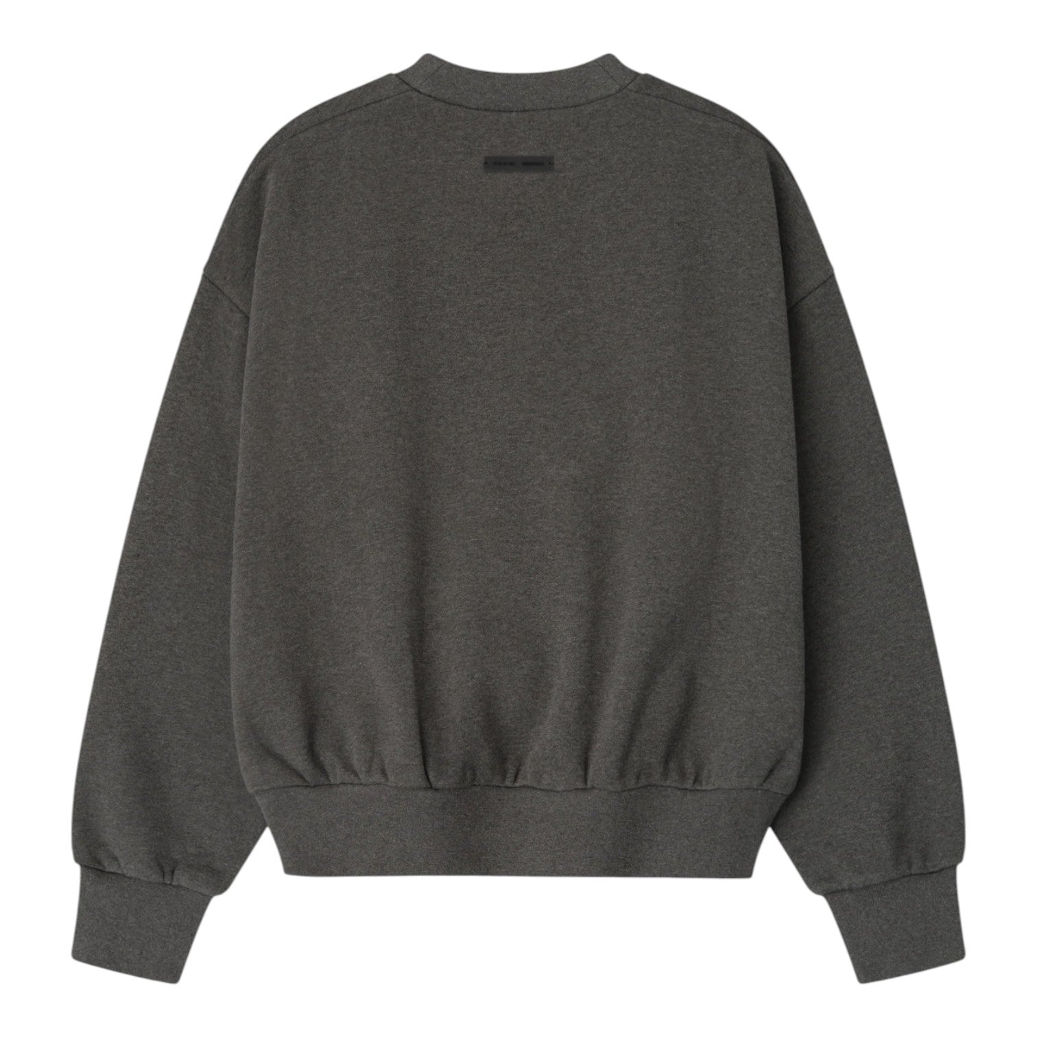 Свитшот Fear of God Essentials Embossed Classic Crewneck Sweatshirt, цвет «угольно-серый меланж» — фото 2