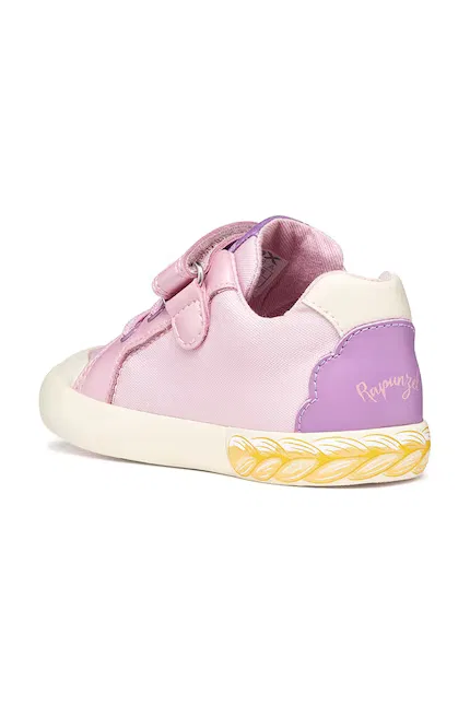 Кеды детские низкие Geox GISLI x Disney Princess, розовый — фото 4