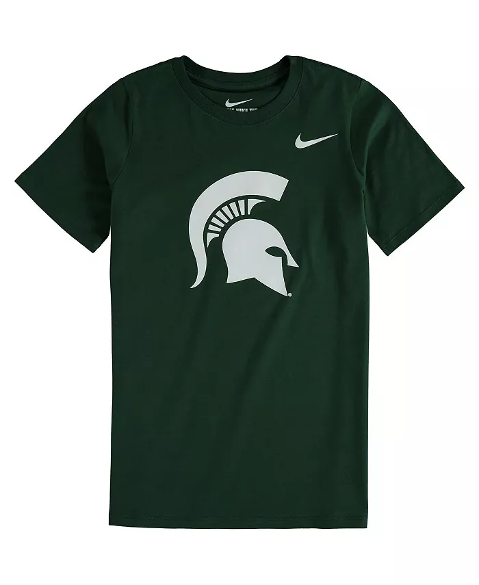 

Футболка Big Boys Green Michigan State Spartans Cotton с логотипом Nike