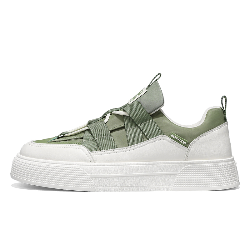 

WARRIOR Износостойкие и легкие мужские лоу-топ скейтборд-кроссовки Army Green Beige, цвет Army Green Beige