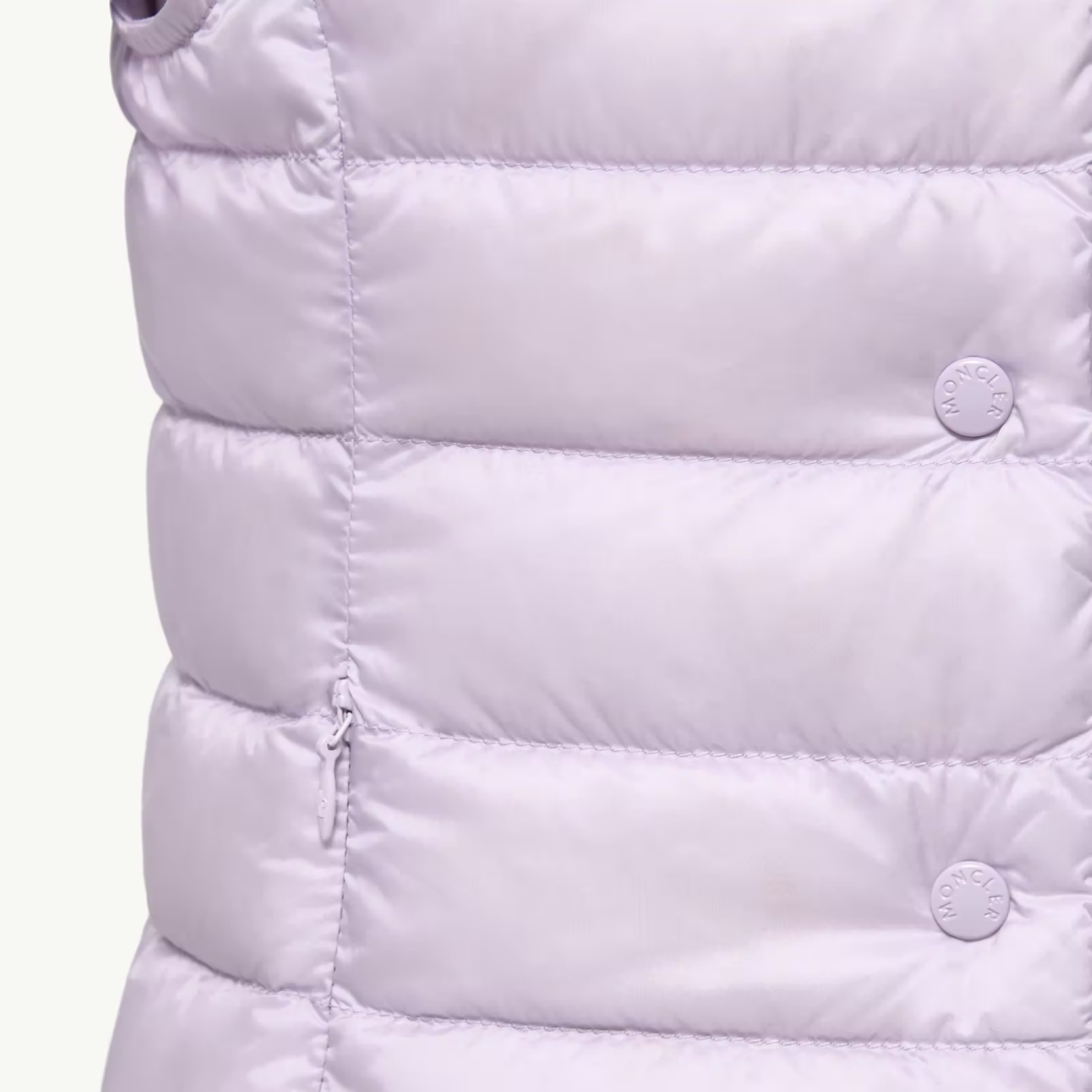 Moncler Пуховик Liane SS26 светло-фиолетовый детский — фото 3