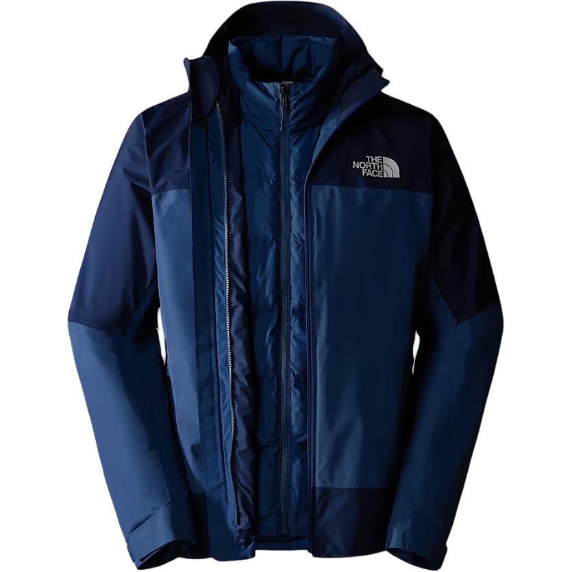 

THE NORTH FACE Мужская ветровка горная легкая ветронепроницаемая водонепроницаемая дышащая, Dark Shadow Blue-Summit Marine Blue