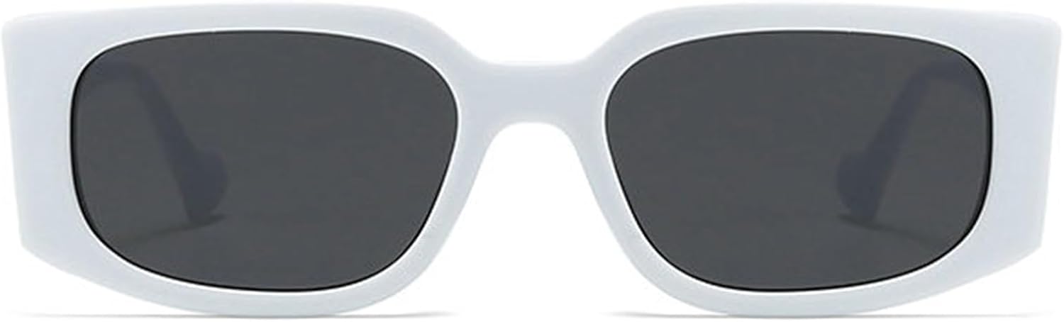 

Солнцезащитные очки Willochra Square для женщин, модные, с прозрачными градиентными линзами, защита от УФ-излучения UV400. Солнцезащитные очки для мужчин, трендовые, прямоугольные, C7