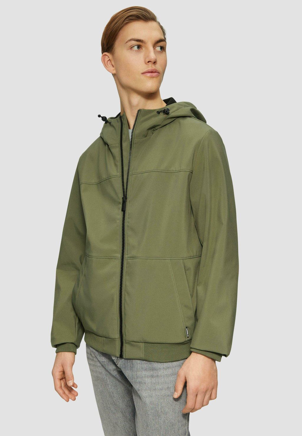 

Легкая куртка Zip-up sweatshirt QS, хаки