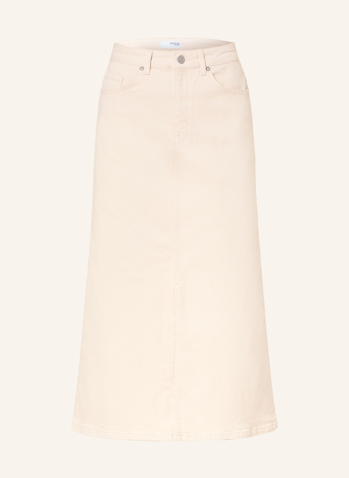 

Джинсовая юбка Selected Femme, экрю