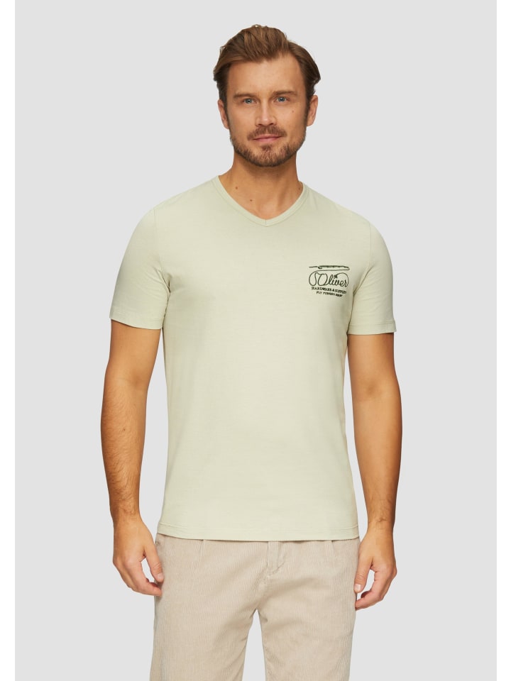 

Футболка s.Oliver T-Shirt kurzarm, бежевый