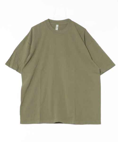 

Футболка с круглым вырезом, окрашенная в процессе производства LOS ANGELES APPAREL, цвет хаки