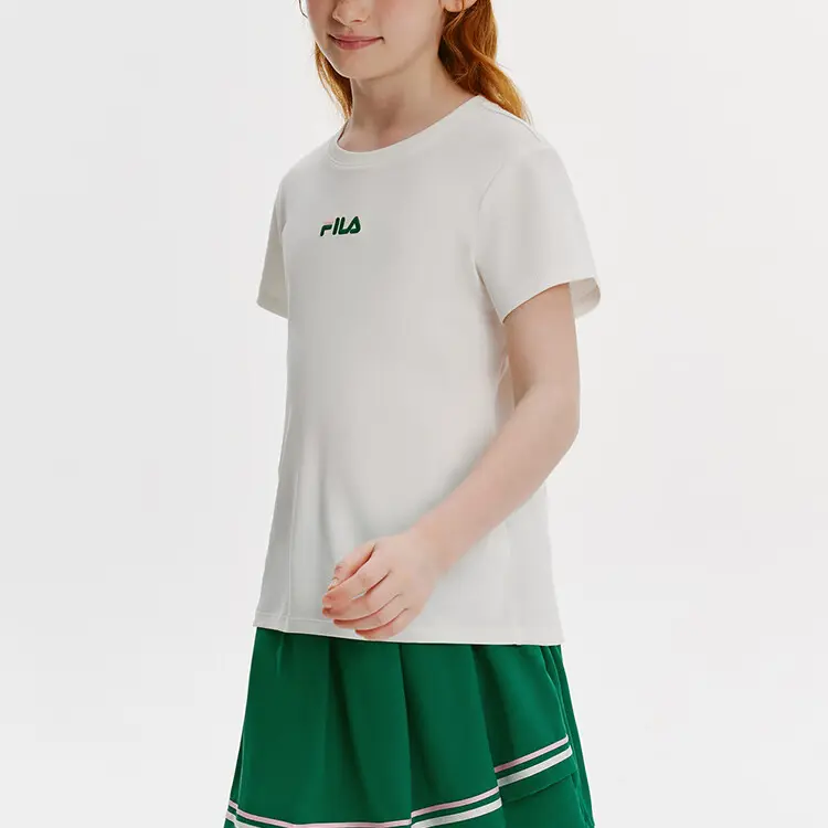 FILA KIDS Футболка cloud white для подростков — фото 3