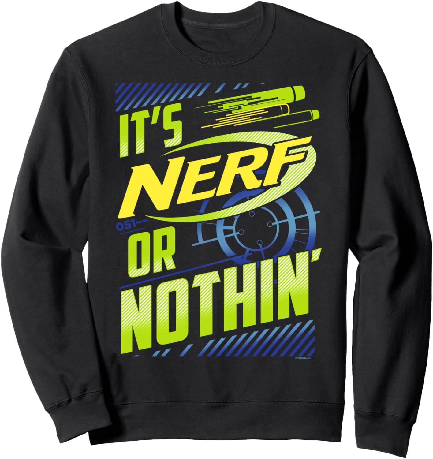 

Толстовка Nerf It's Nerf Or Nothin' с ретро-логотипом, черная, Черный, Толстовка Nerf It's Nerf Or Nothin' с ретро-логотипом, черная