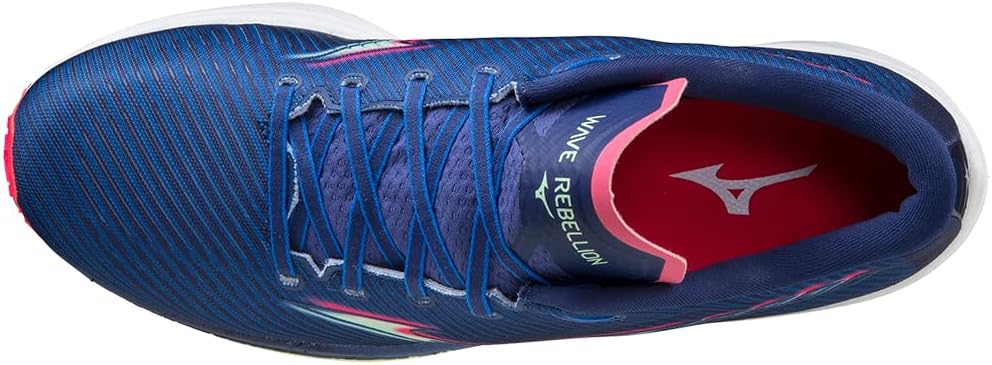 Мужские кроссовки Mizuno Wave Rebellion Flash, синий/розовый — фото 4