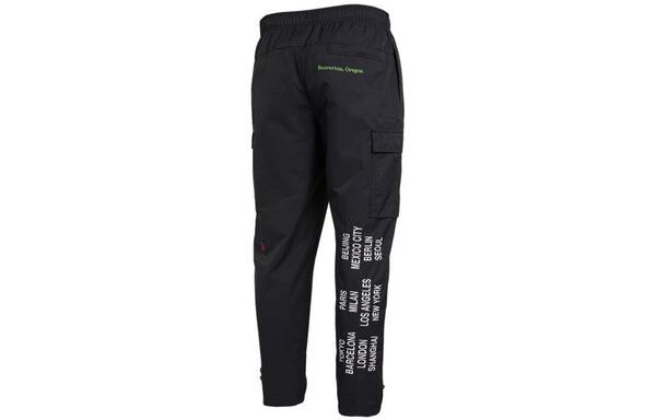 Спортивные штаны Nike Printing Woven Sports Long Pants Black, черный — фото 2