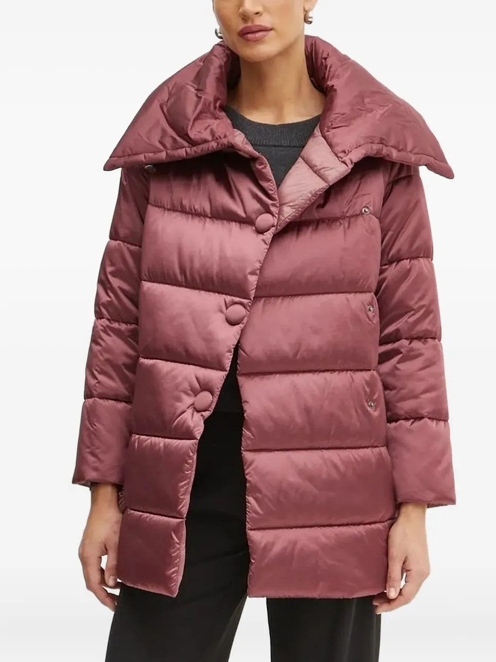 

Пуховик с высоким воротником Liu Jo, красный