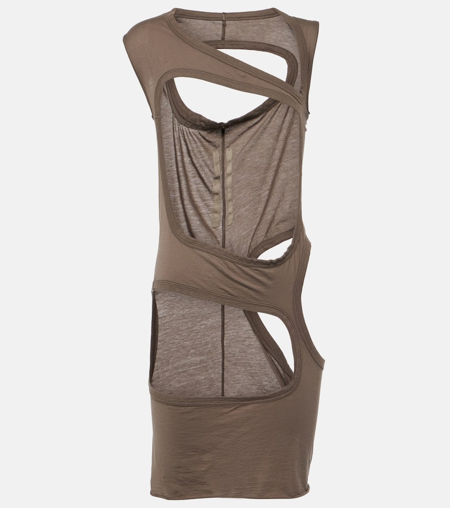 

Футболка drkshdw cutout из хлопкового джерси Rick Owens, Dust