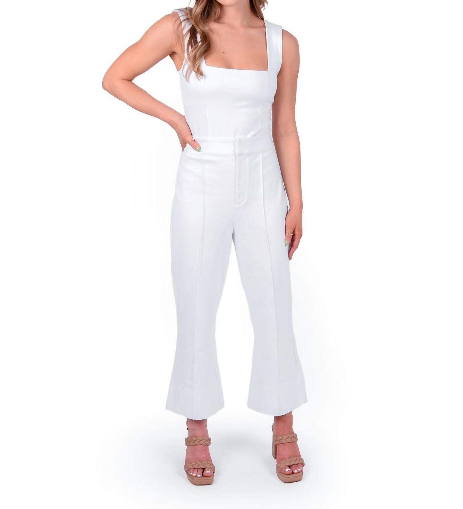 

Брюки Saylor In White Ponte Emily McCarthy