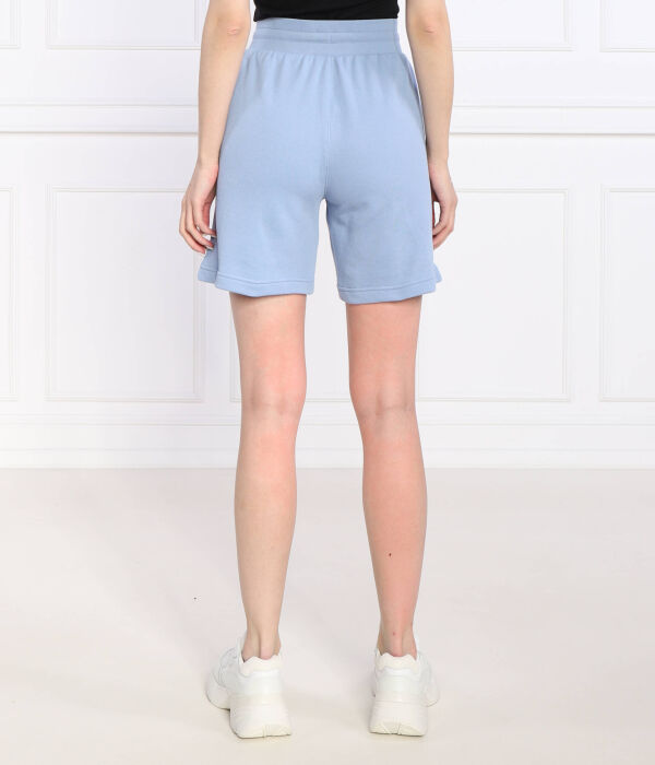 Шорты-бермуды женские Emporio Armani трикотажные, голубой — фото 4