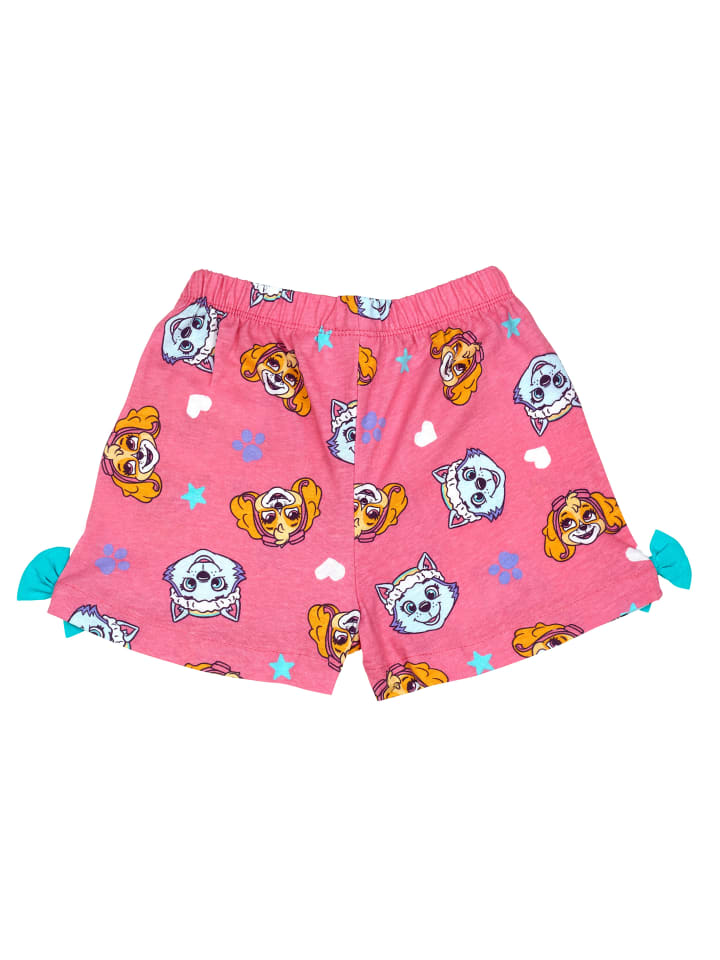 Paw Patrol Пижама с короткими рукавами "Щенячий патруль" для девочек, розового цвета — фото 3