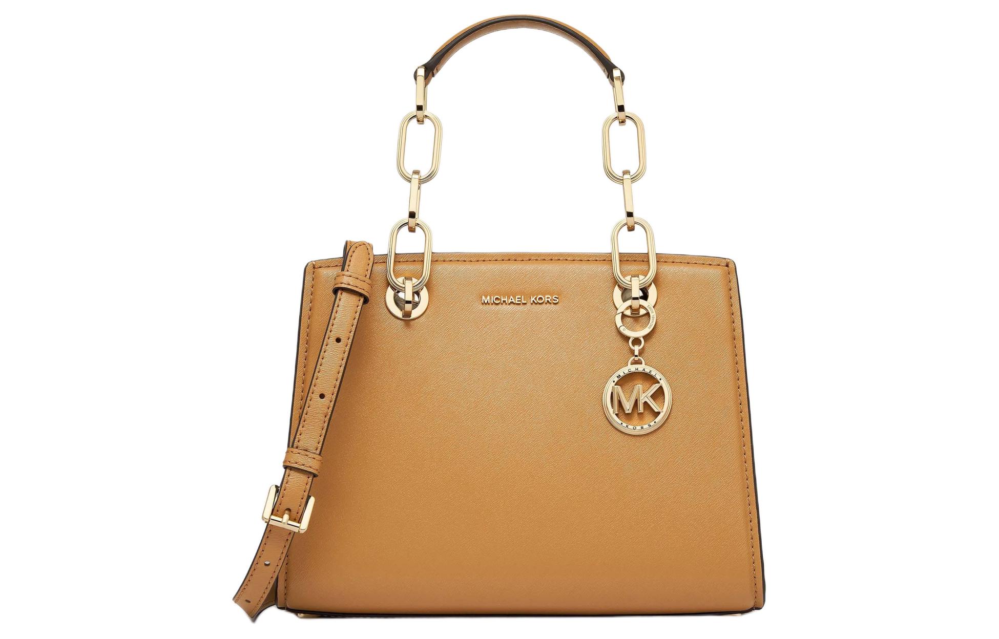 

Сумка через плечо из спилка женская Michael Kors Peanut