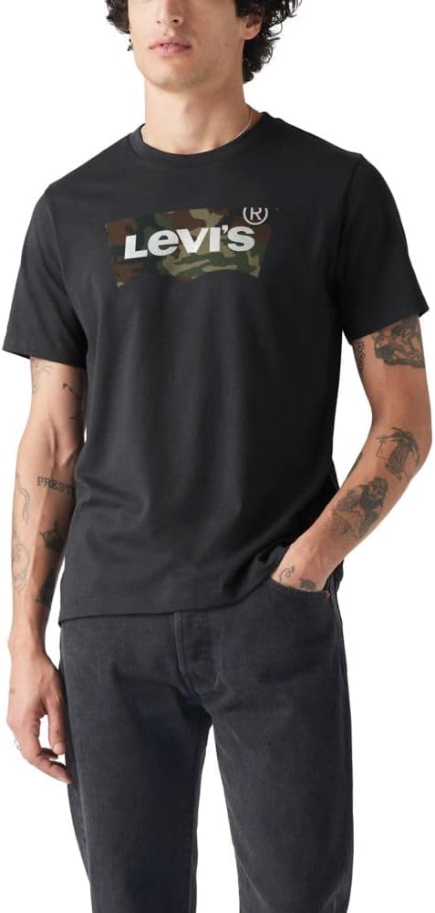 

Мужская футболка с рисунком Levi's (также доступна в размерах Big и Tall), (New) Batwing Phantom