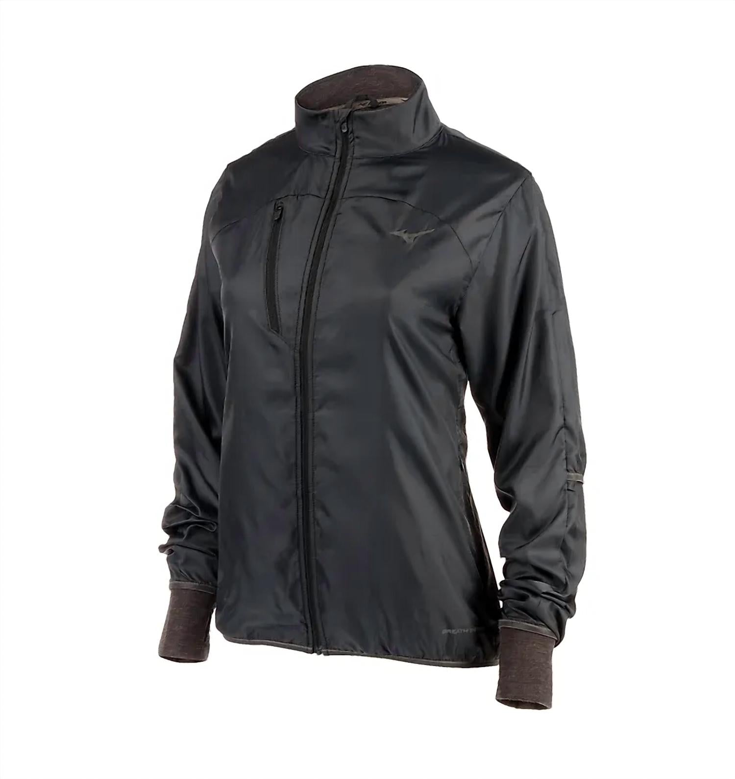

Женская куртка Breath Thermo Fz черного цвета MIZUNO