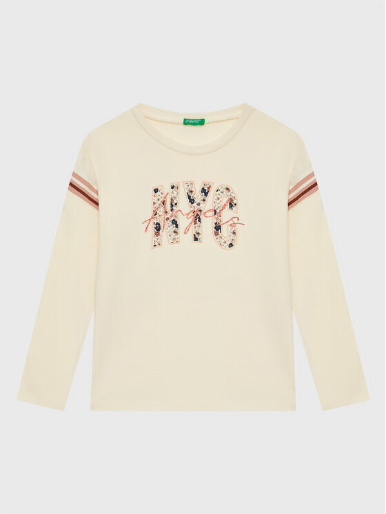 

Блуза стандартного кроя United Colors Of Benetton, бежевый