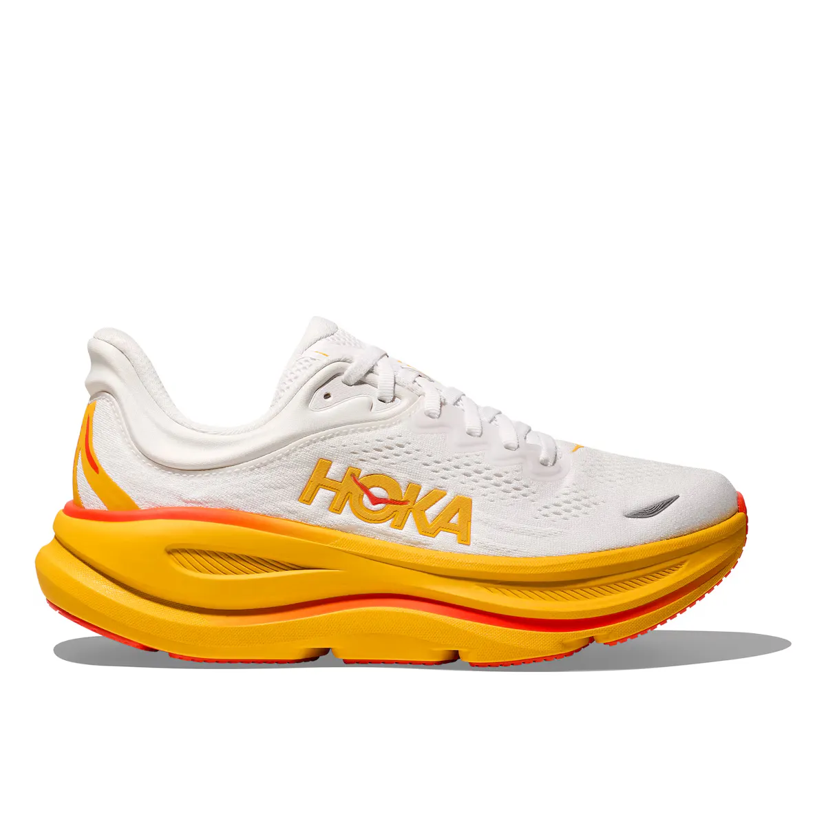 

Мужская кроссовки BONDI 9 Hoka, белый/оранжевый
