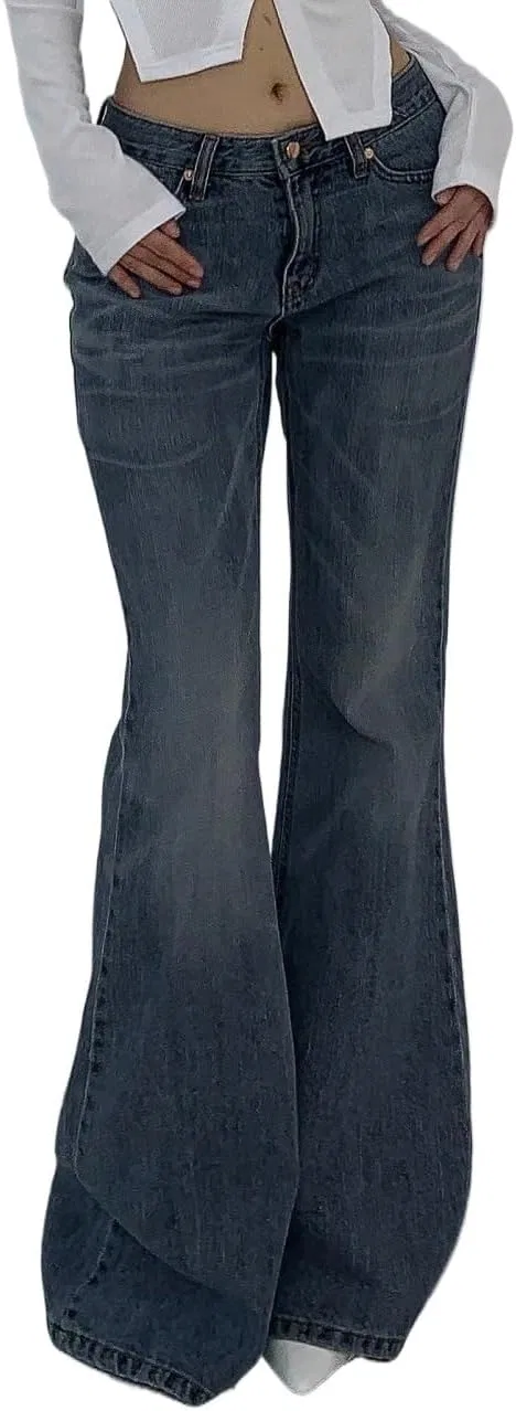 Джинсы с карманами, Women's Legendary, синие