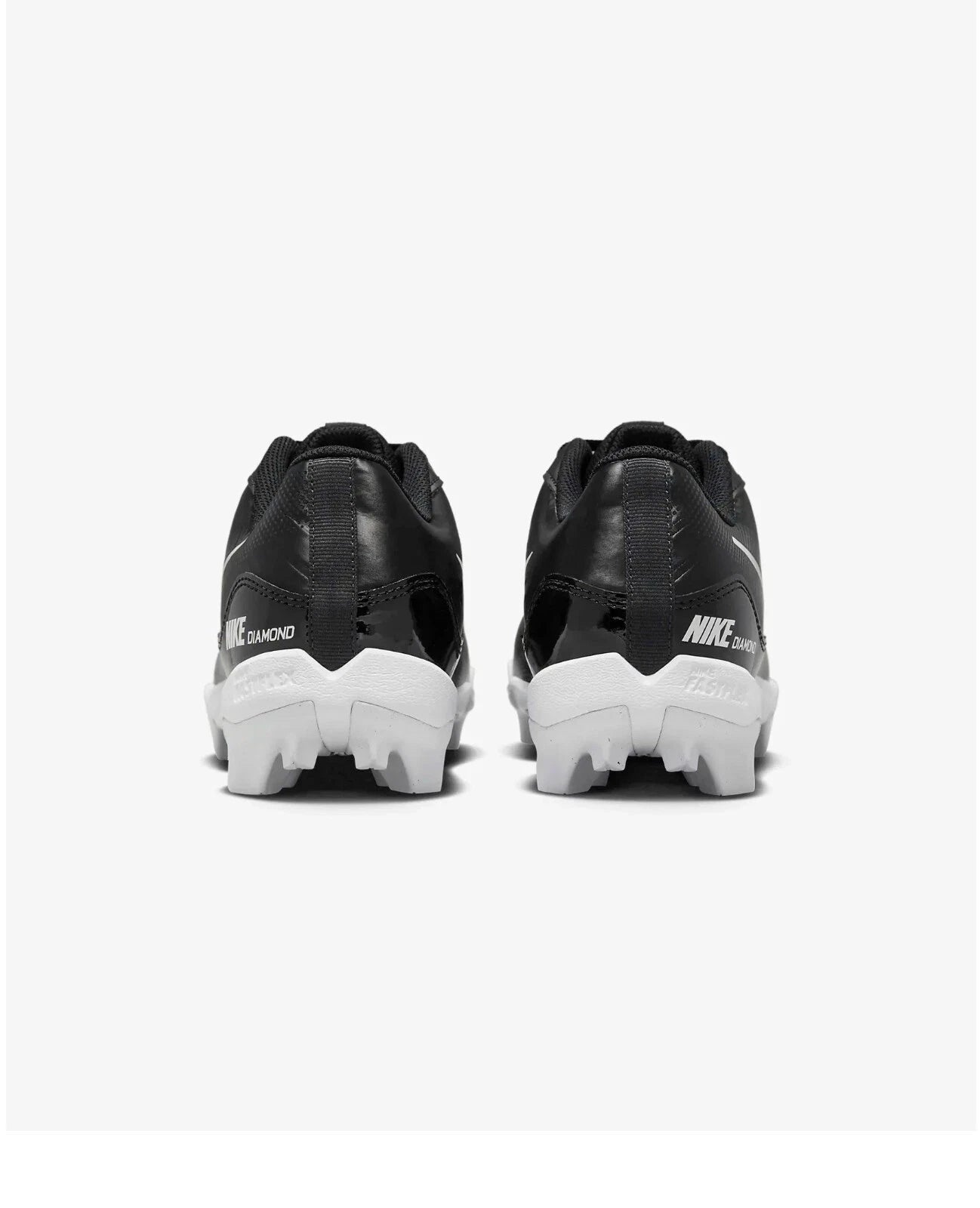 Мужские бейсбольные бутсы Nike Alpha Huarache 4 Keystone DJ6524-001, черно-белые, NIN814 — фото 4
